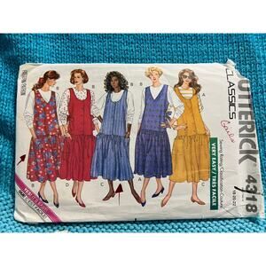 Butterick 4318 pattern maternity dress jumper top size 18 20 22